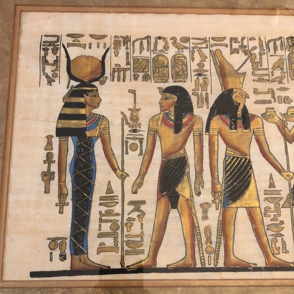 Egyptian Art Hieroglyphics Contemporary Drawings Paintings - Picture 5 of 9